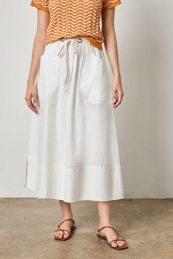 Long Poplin Skirt - Image 17