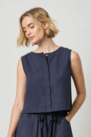 Hidden Placket Top