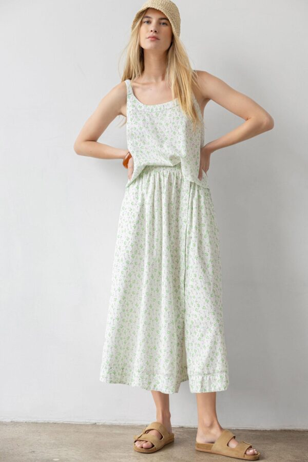 Faux Wrap Long Skirt - Image 4