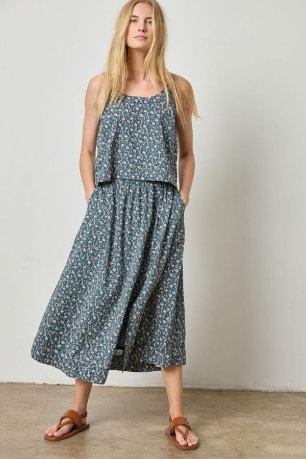 Faux Wrap Long Skirt - Image 10