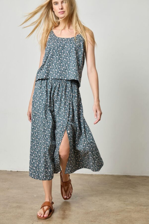 Faux Wrap Long Skirt - Image 11