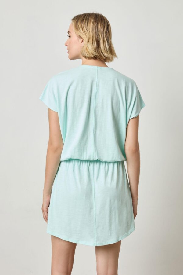 Elastic Waist V-Neck Dress - Image 2
