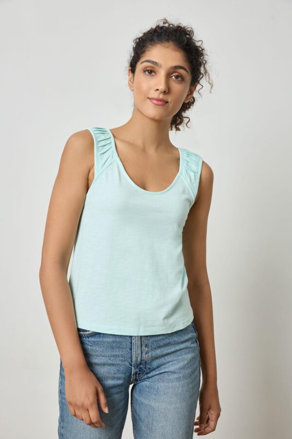 Shirred Strap Tank - Image 4