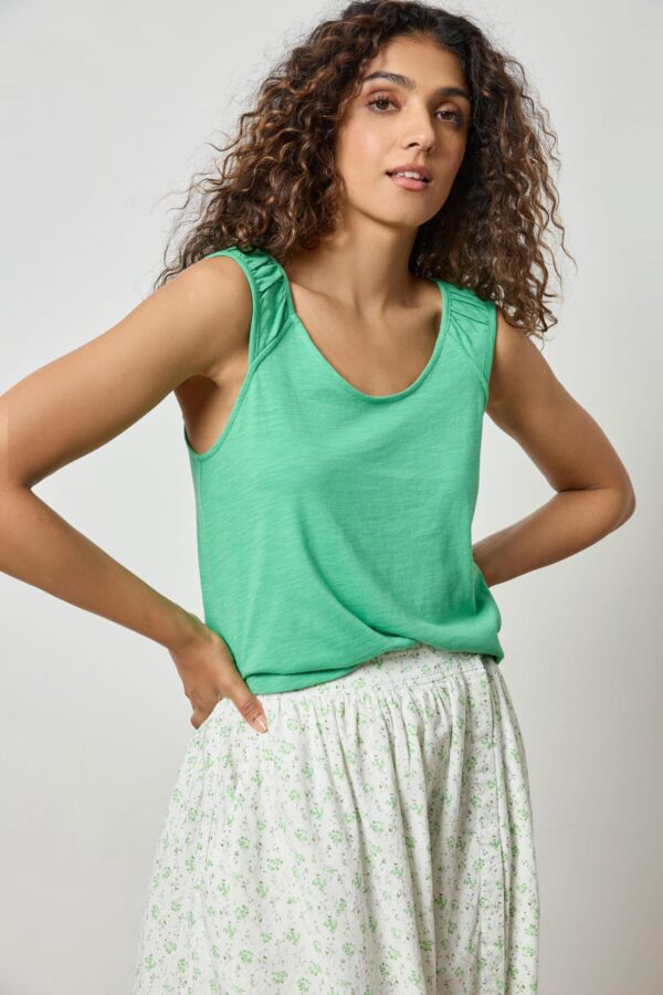 Shirred Strap Tank - Image 2