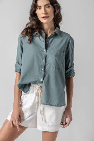 Relaxed Long Sleeve Button Down