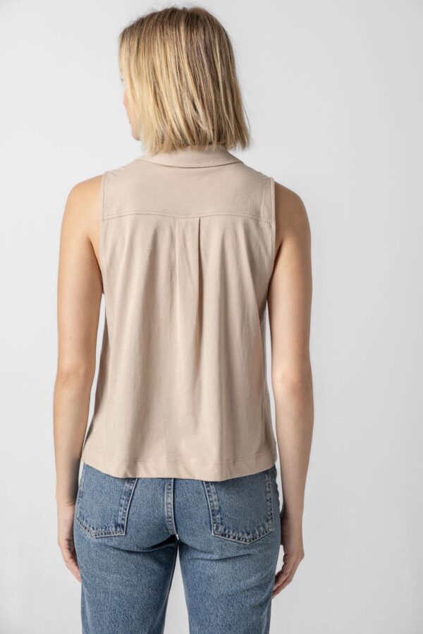 Sleeveless Button Down - Image 6