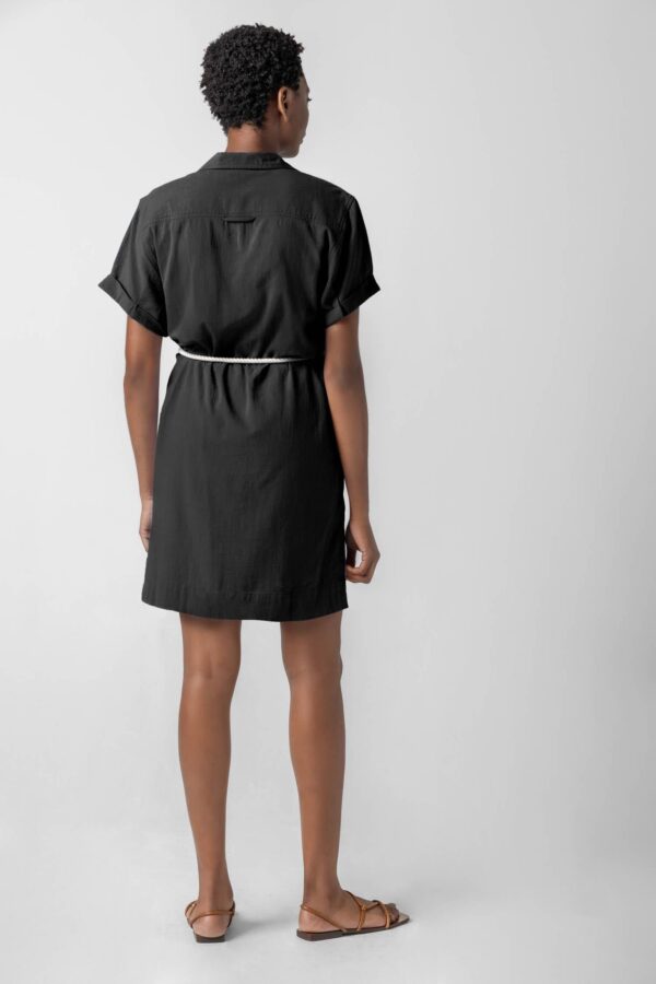 Half Placket Shirt Dress - Image 6