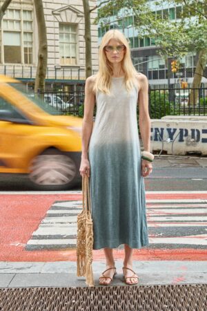 Ombre Jewel Neck Tank Dress