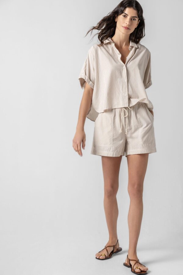 Striped Boxy Button Down - Image 5