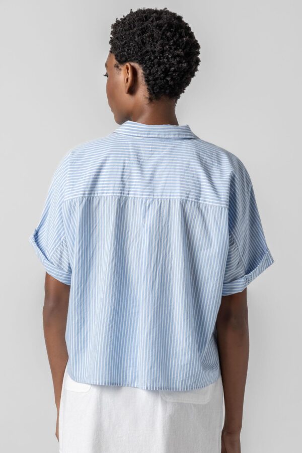 Striped Boxy Button Down - Image 10