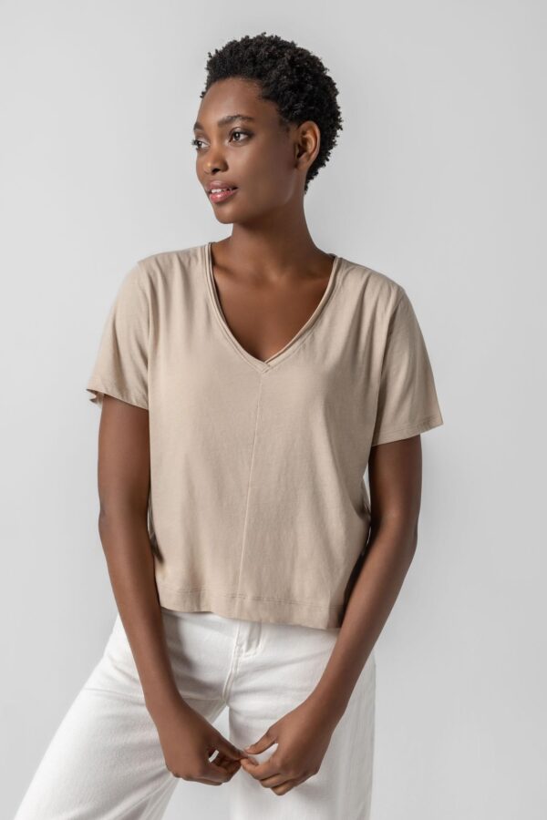 Easy Short Sleeve V-Neck - Image 7