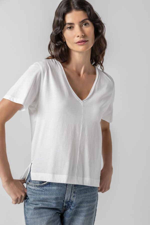Easy Short Sleeve V-Neck - Image 3